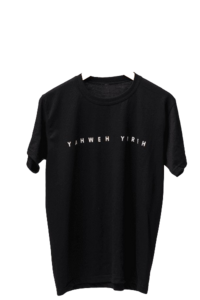 Black embroidered t-shirt (S)